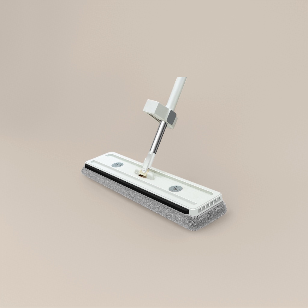 Grey fiber mop and mop set: Water-absorbing, quick-drying, hand-washable household cleaning tools details Picture