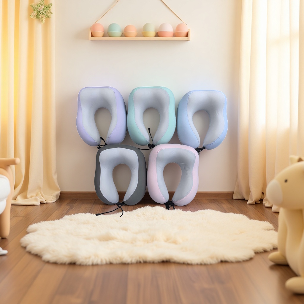 Five-color U-shaped pillow, cervical support, memory foam, office, lunch break and travel pillow details Picture