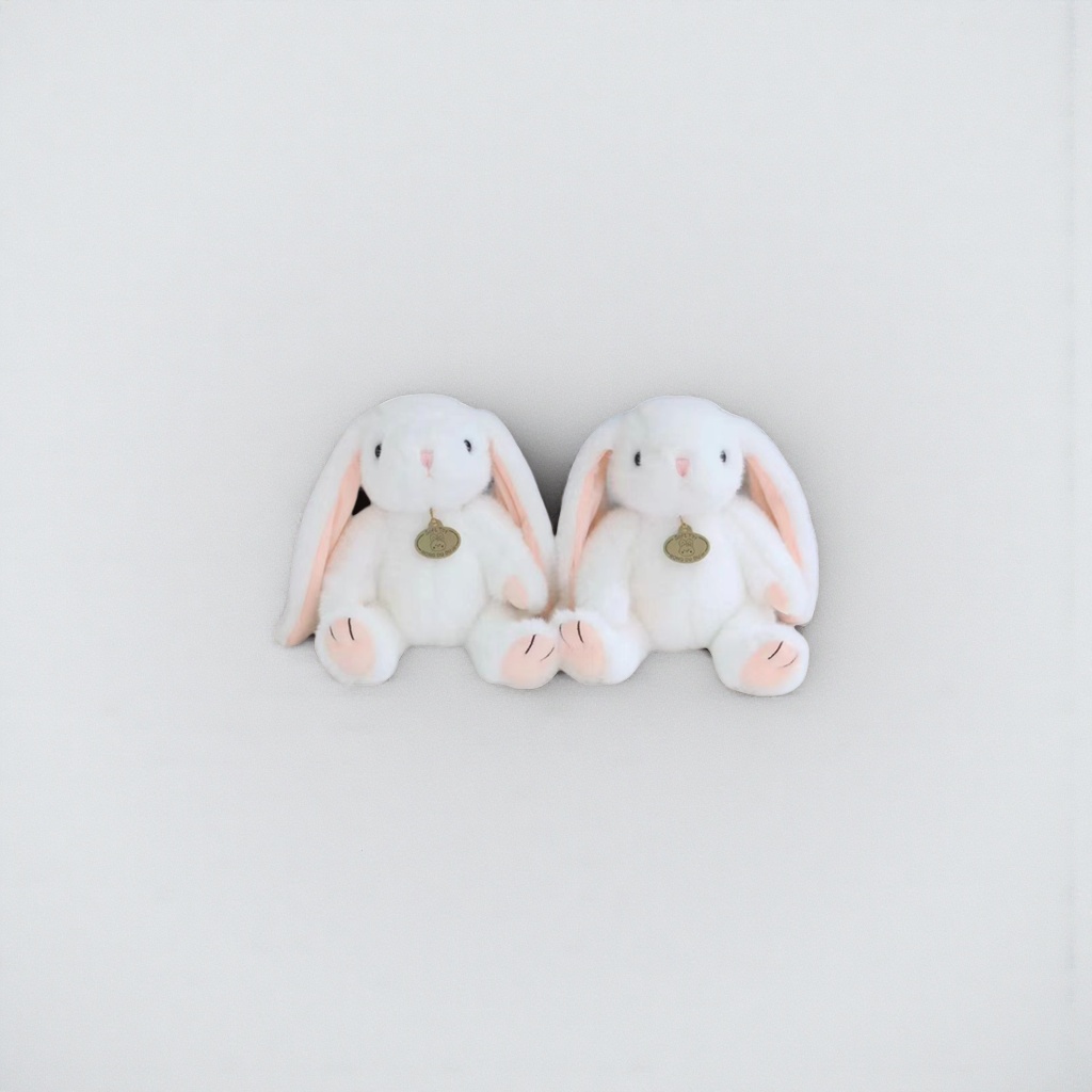 White plush rabbit dolls, cute and soft cushions, plush toys for home decoration Specification image
