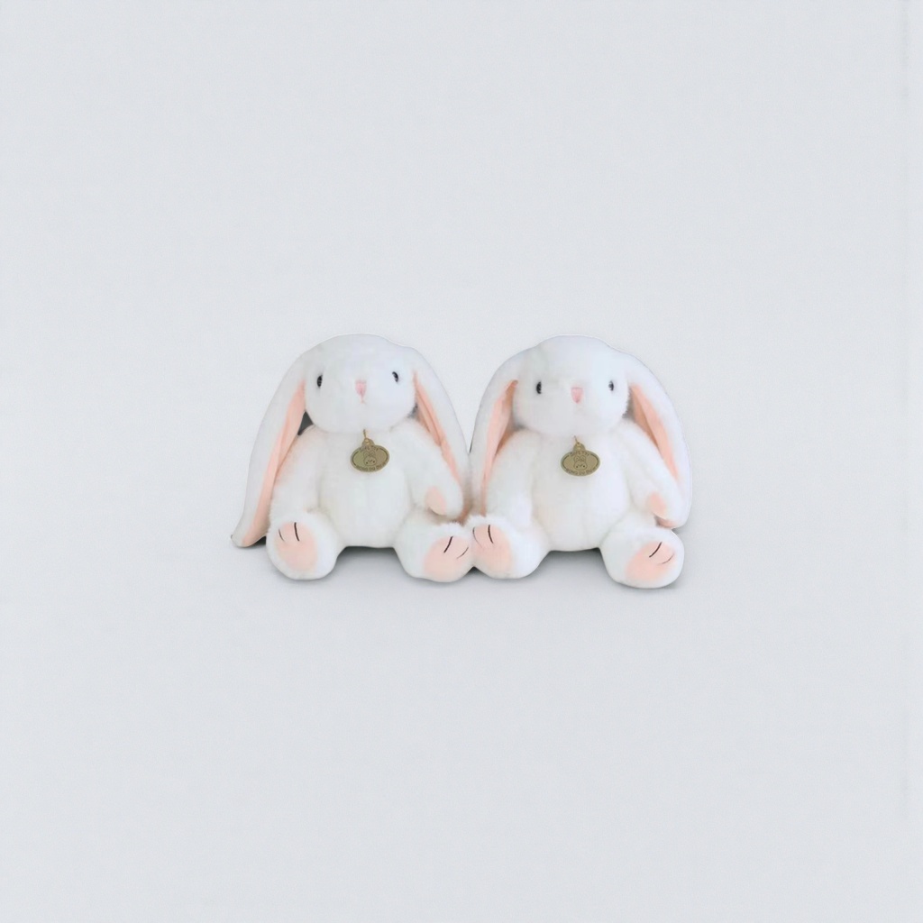 White plush rabbit dolls, cute and soft cushions, plush toys for home decoration Application Scenario