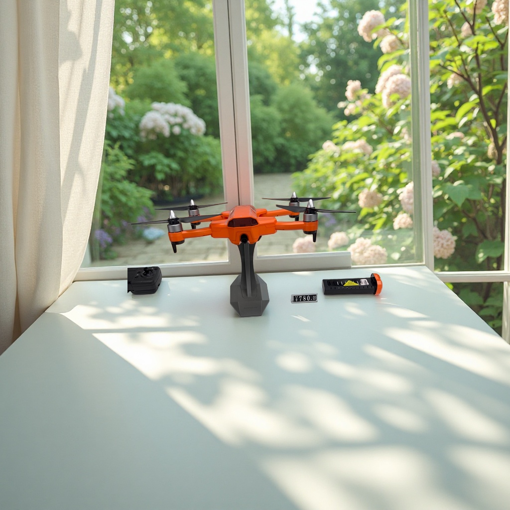 Orange drone aerial photography remote control aircraft high-definition camera stabilizer Specification image
