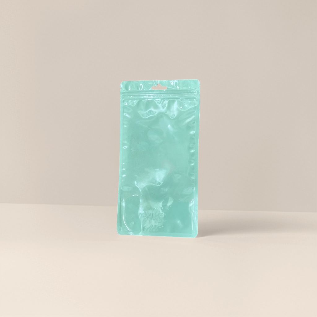 浅绿色食品级自封袋加厚密封保鲜袋