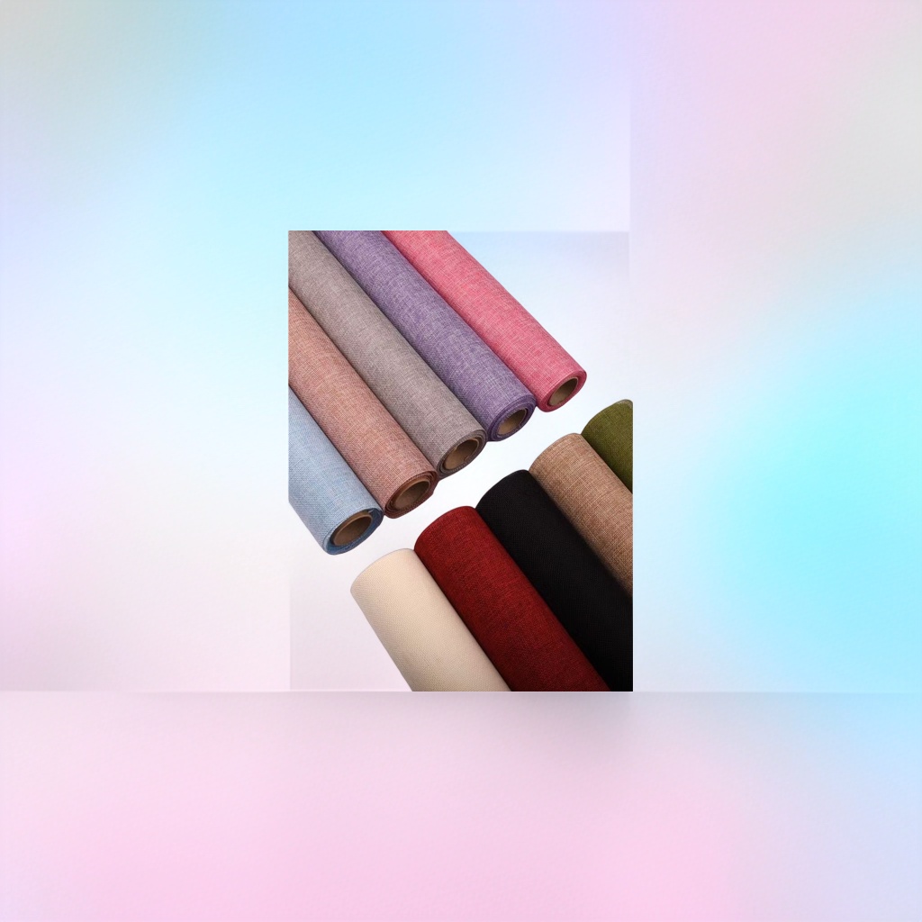 Colorful fabric rolls, DIY fabric materials, multi-color mixed cotton and linen fabric rolls Application Scenario