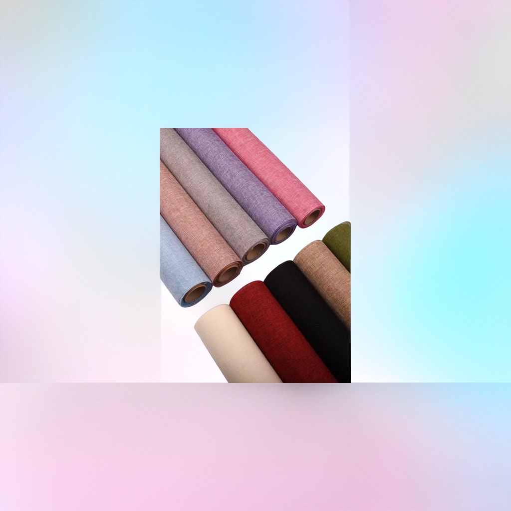 Colorful fabric rolls, DIY fabric materials, multi-color mixed cotton and linen fabric rolls Specification image