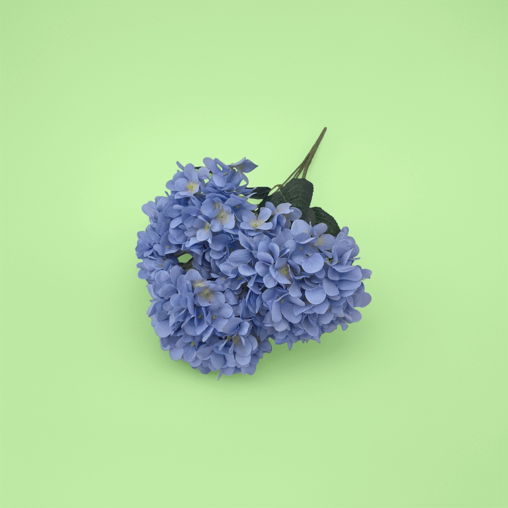 Light blue hydrangea bouquet, free shipping, exquisite gift box set