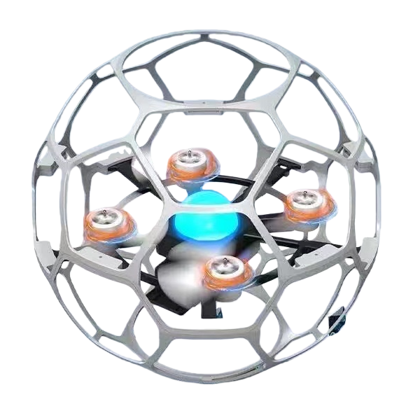White spherical protective cover, anti-collision protective case for drones, universal version of aerial photography accessories Item Picture