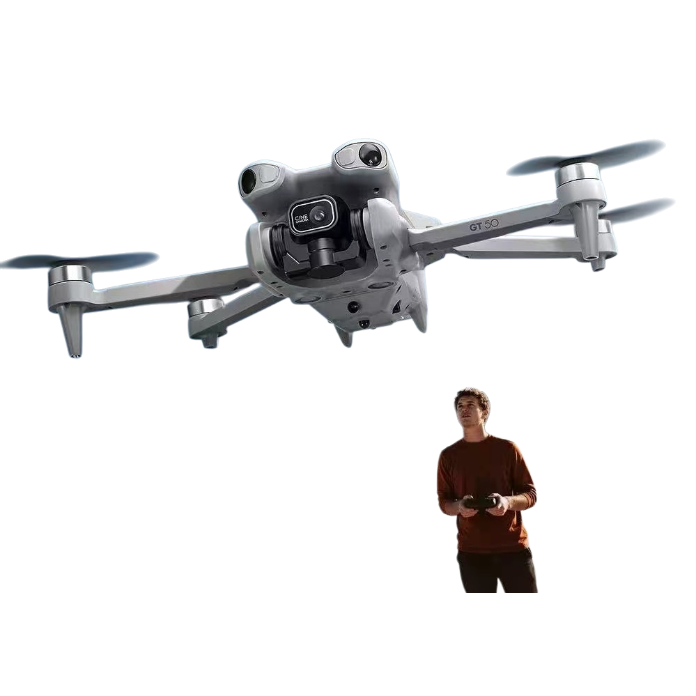 Silver-gray drone aerial photography device high-definition stable flight remote control toy Item Picture