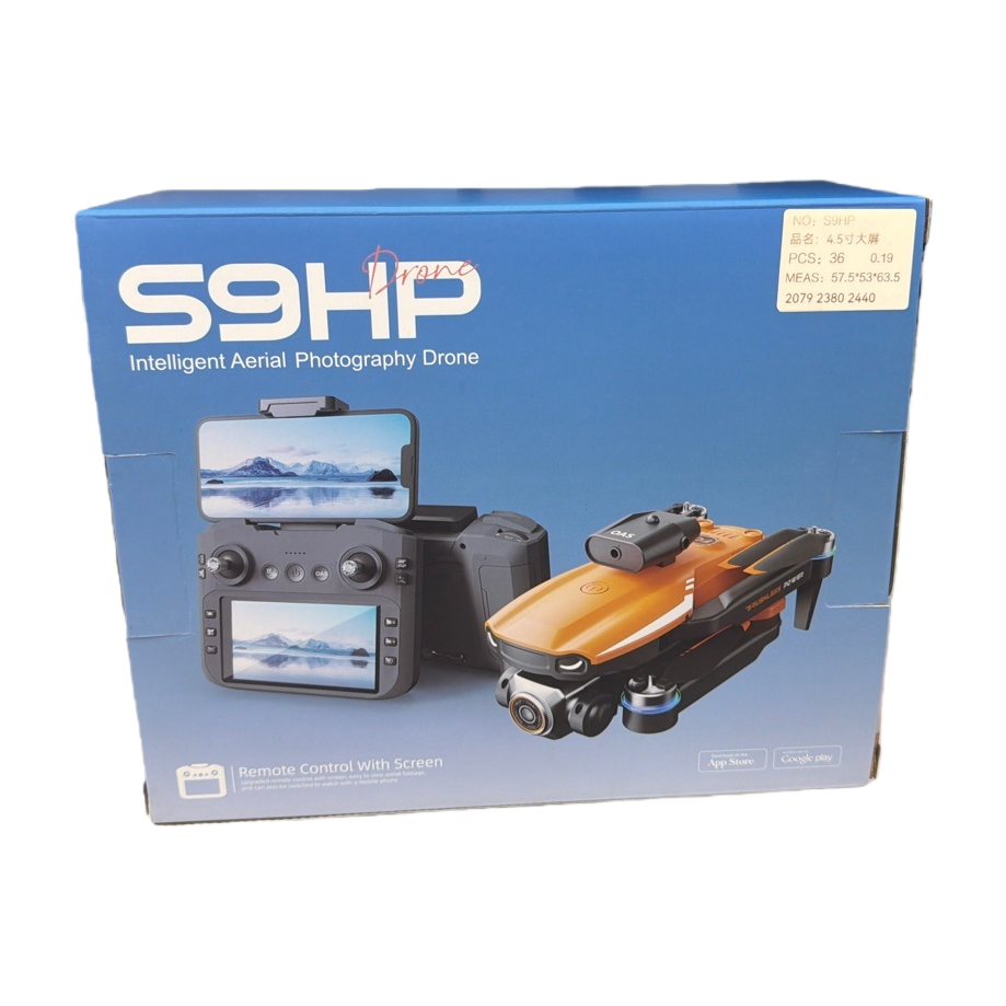 A blue packaging box drone aerial photography remote control aircraft Item Picture