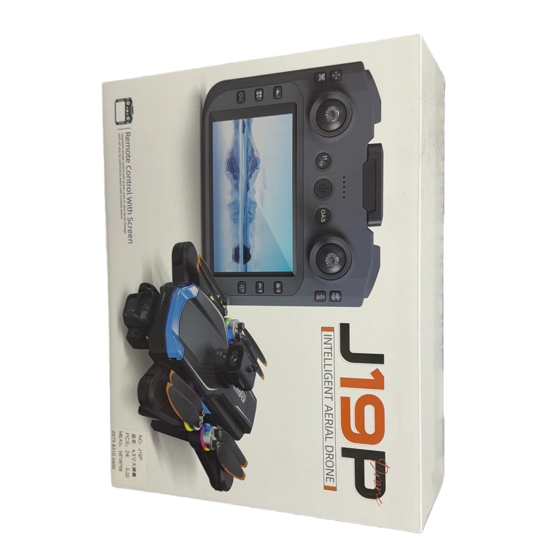 White packaging box drone remote control and drone set Item Picture