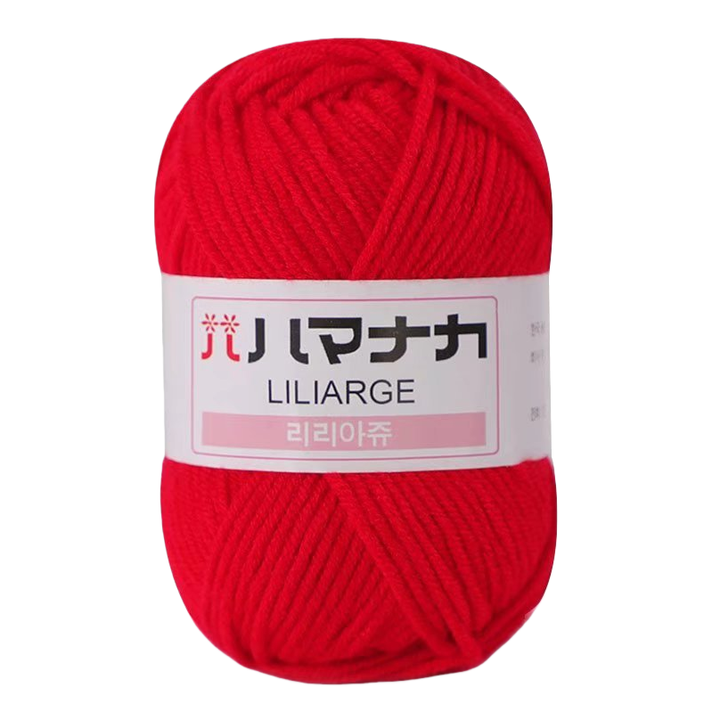 Red yarn balls, hand-woven yarn balls, yarn balls, DIY hand-made materials Item Picture