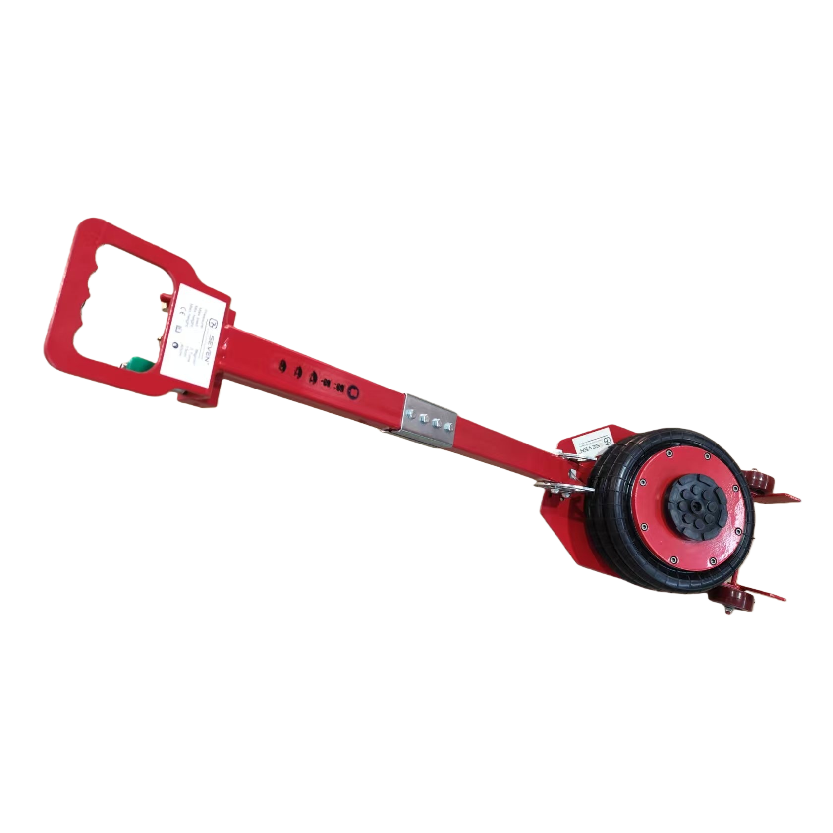 Red hand-pushed jack, 2-ton hydraulic lifting tool for car maintenance Item Picture