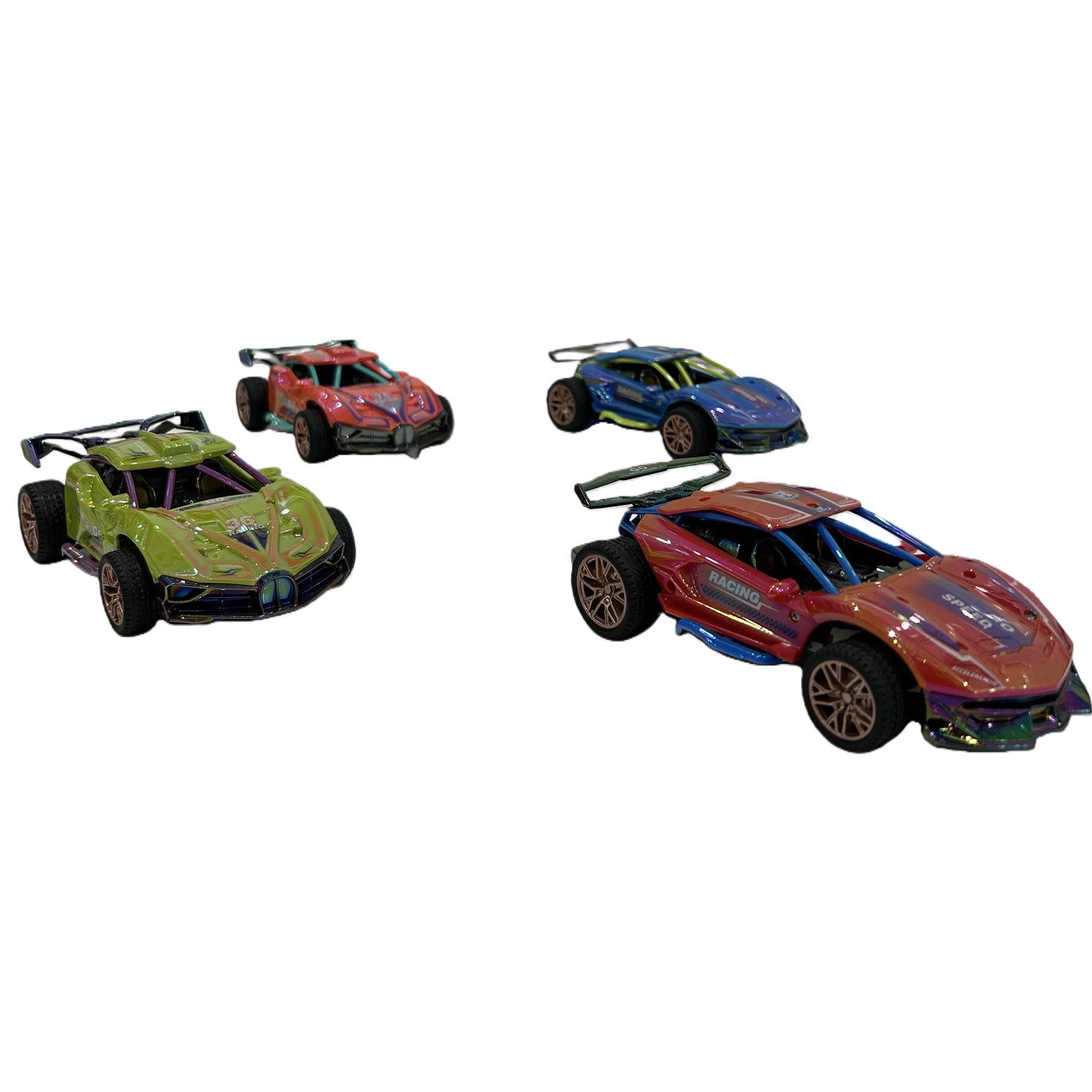 彩色玩具惯性赛车 Item Picture