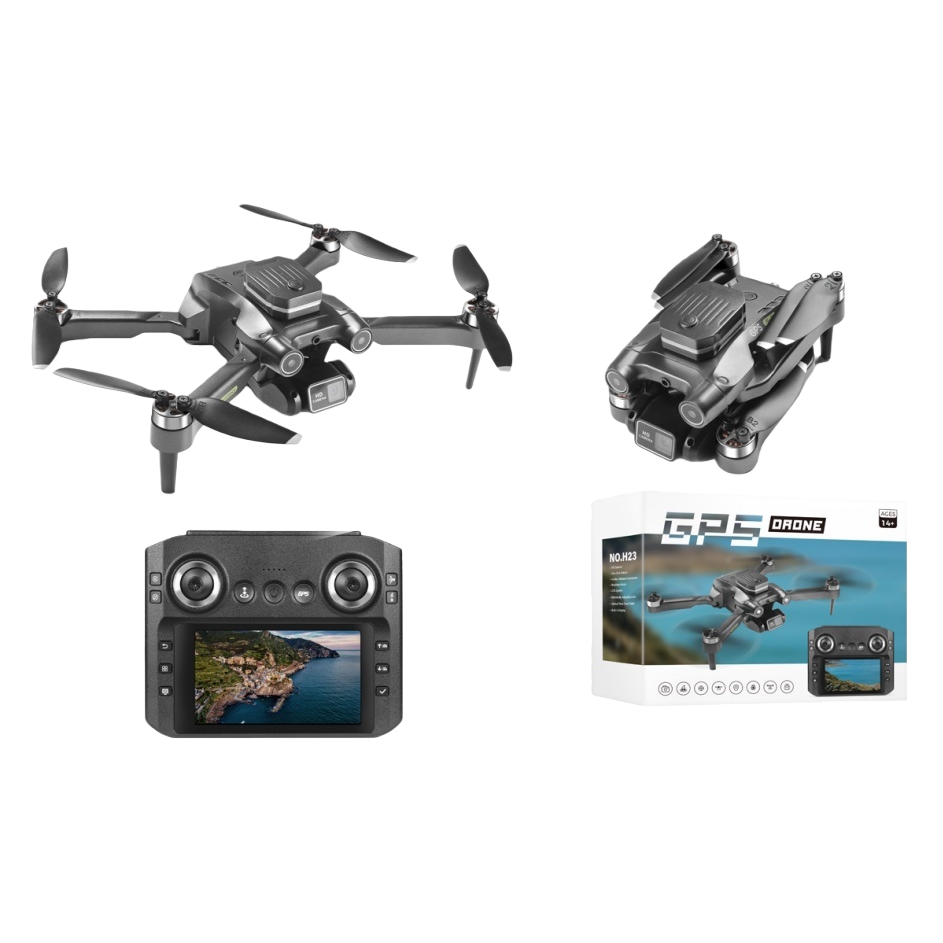 Black drone aerial photography high-definition stabilizer foldable portable remote control aircraft Item Picture
