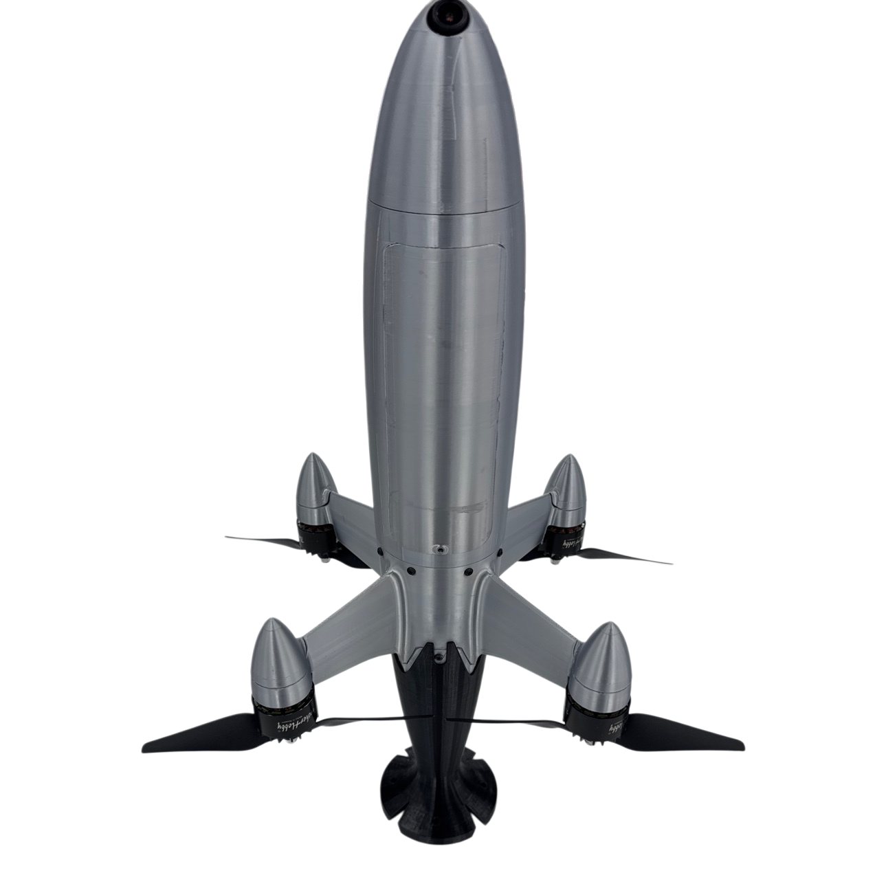 银灰色火箭造型无人机遥控航拍飞行器 Item Picture