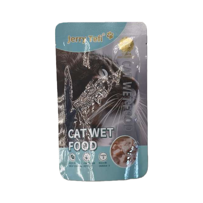 蓝白包装猫罐头食品高蛋白主食级湿粮 Item Picture