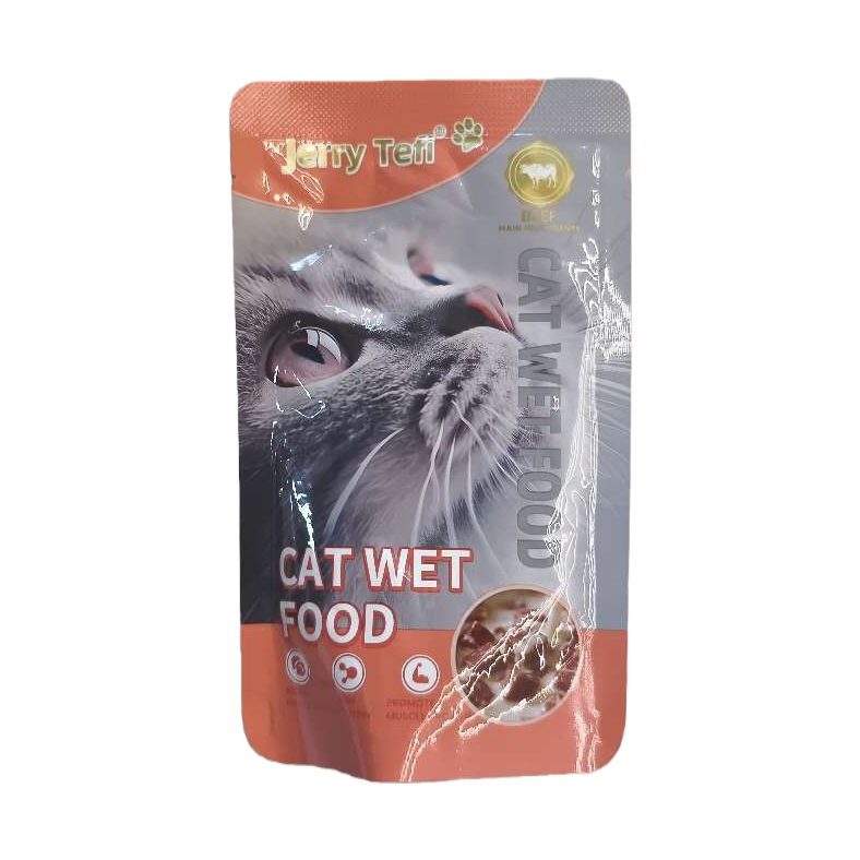 橙灰相间包装猫罐头食品 高蛋白湿粮主食级猫咪营养餐 Item Picture