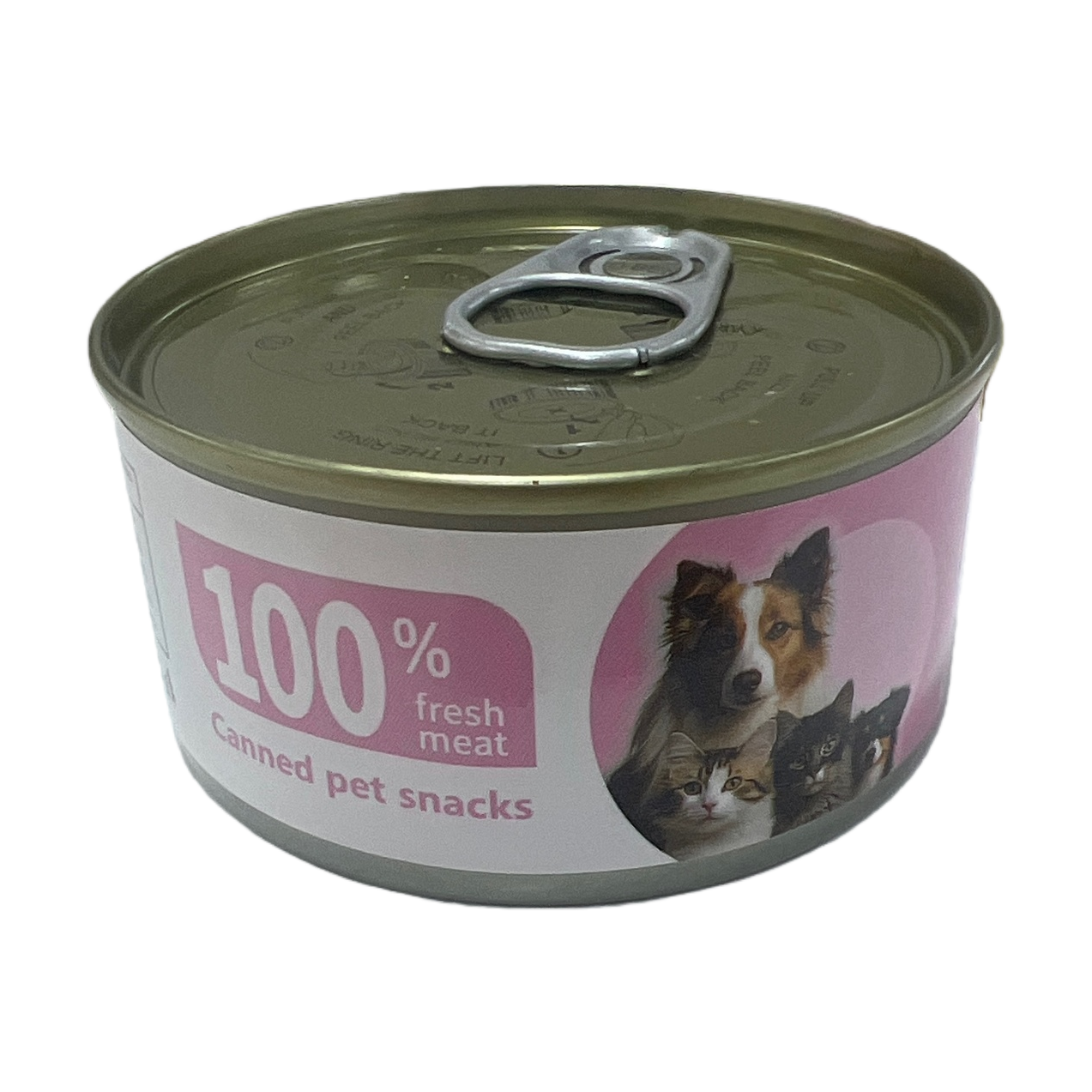 Pink label canned food comes in a variety of flavors to choose from. Family packaging, fresh-keeping and sealed Item Picture
