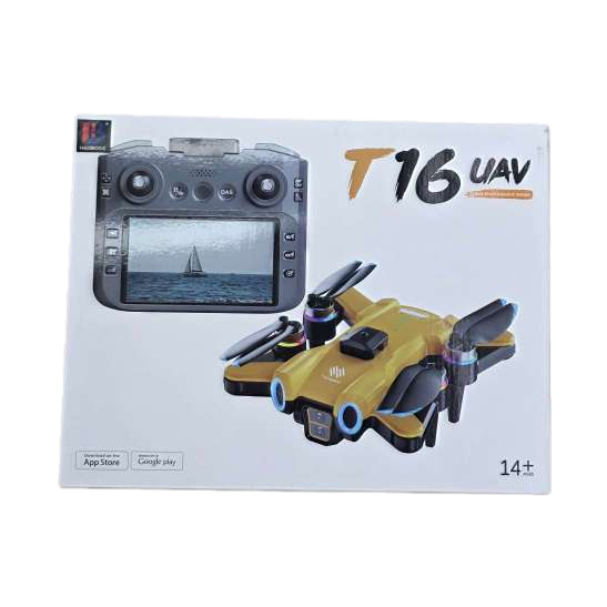 Yellow drone aerial photography high-definition stabilizer 4K remote control aircraft Item Picture