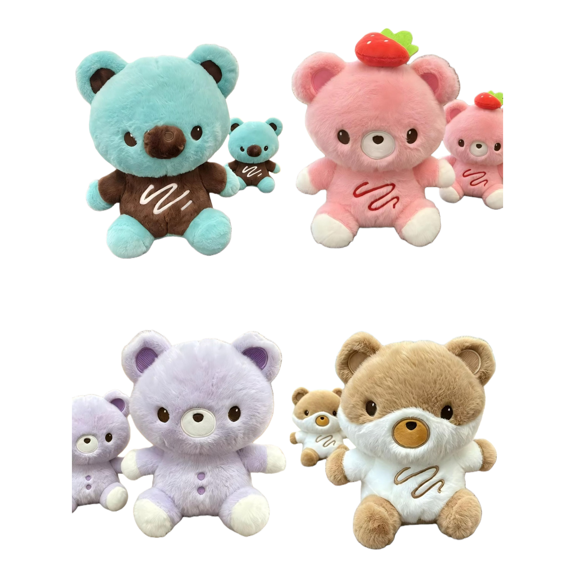 Цветные плюшевые игрушки, милые подушки, подарки для детей Item Picture