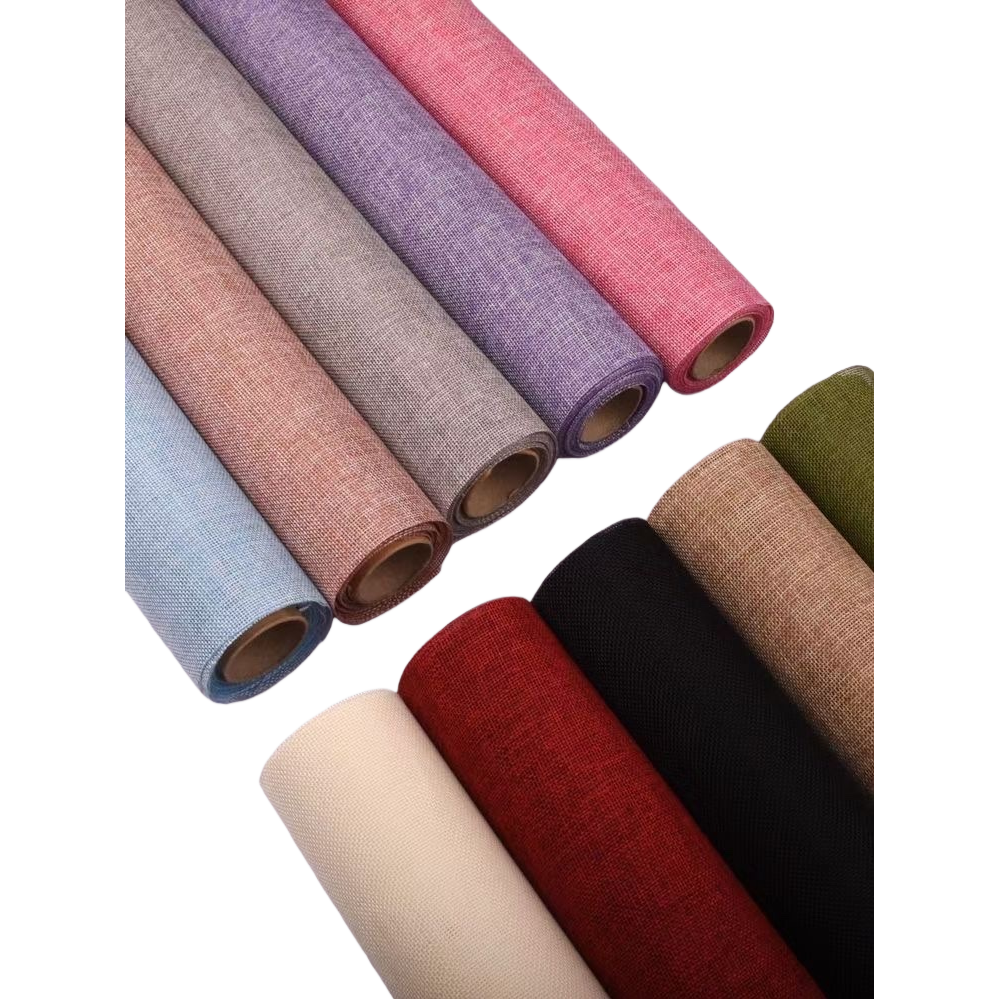 Colorful fabric rolls, DIY fabric materials, multi-color mixed cotton and linen fabric rolls Item Picture