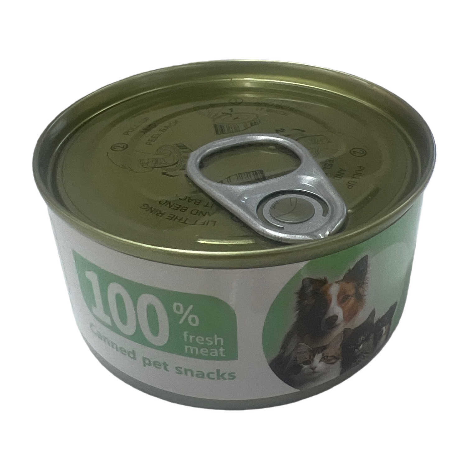 Green-label canned food is natural, additive-free, convenient, ready-to-eat, nutritious and delicious Item Picture