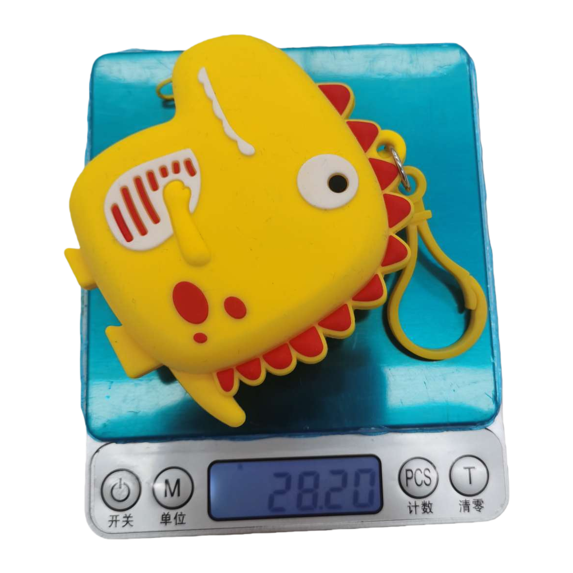 Source factory cartoon little dinosaur silicone coin purse, cute mini pendant, earphone storage case, children's soft rubber coin small bag wholesale Item Picture