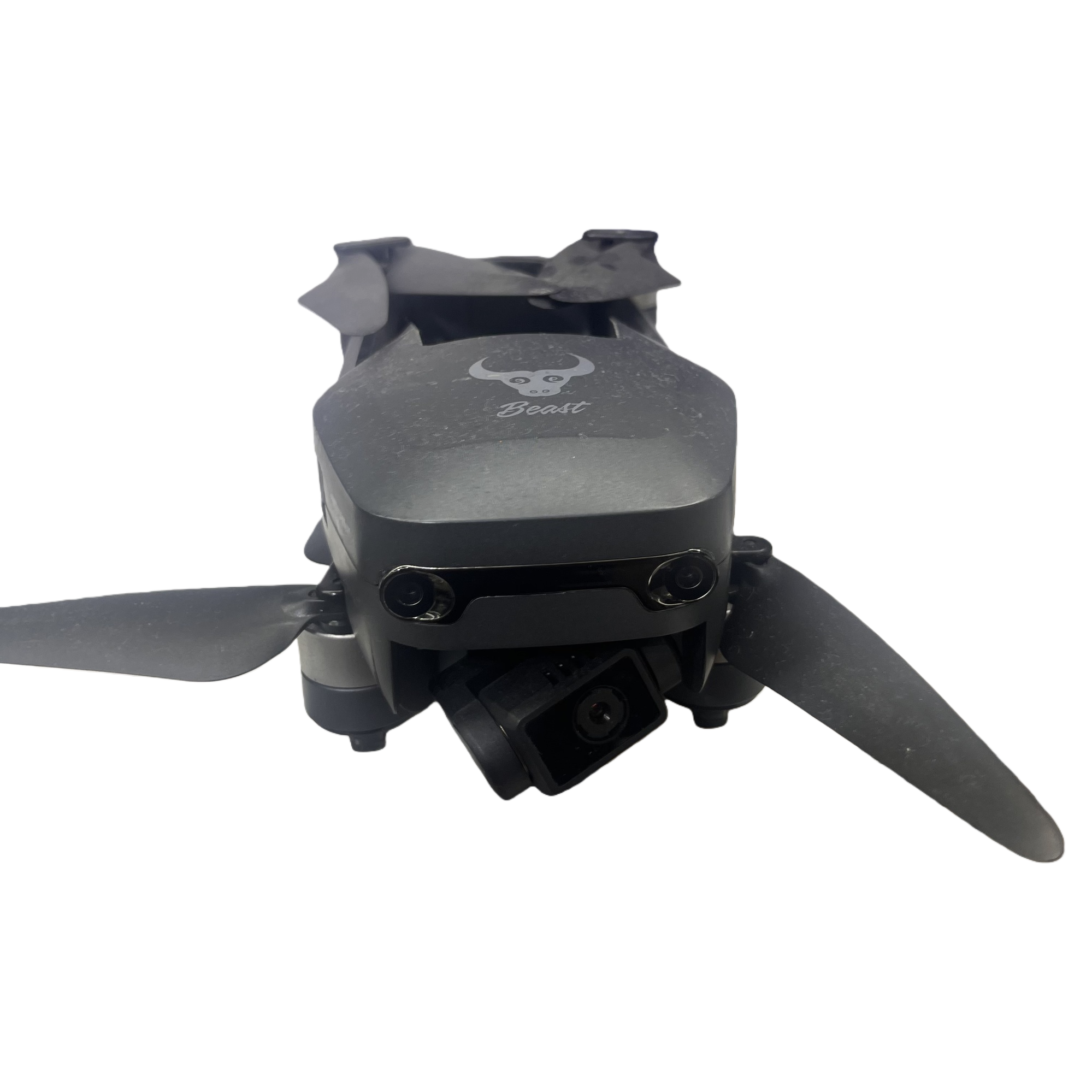 Black drone with carbon fiber body, professional-grade aerial photography aircraft, portable and foldable Item Picture