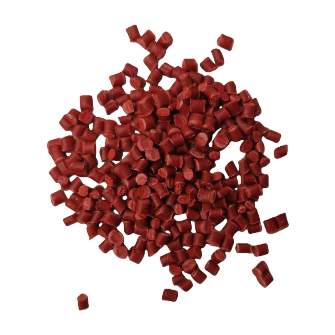 Red granular plastic particles, industrial-grade PP polypropylene raw material, 25kg per bag Item Picture