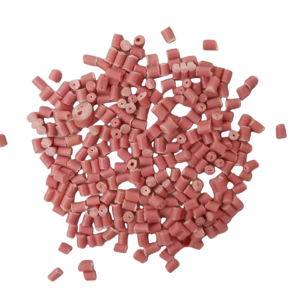 DIY pink plastic pellets, eco-friendly and non-toxic 3mm round beads Item Picture