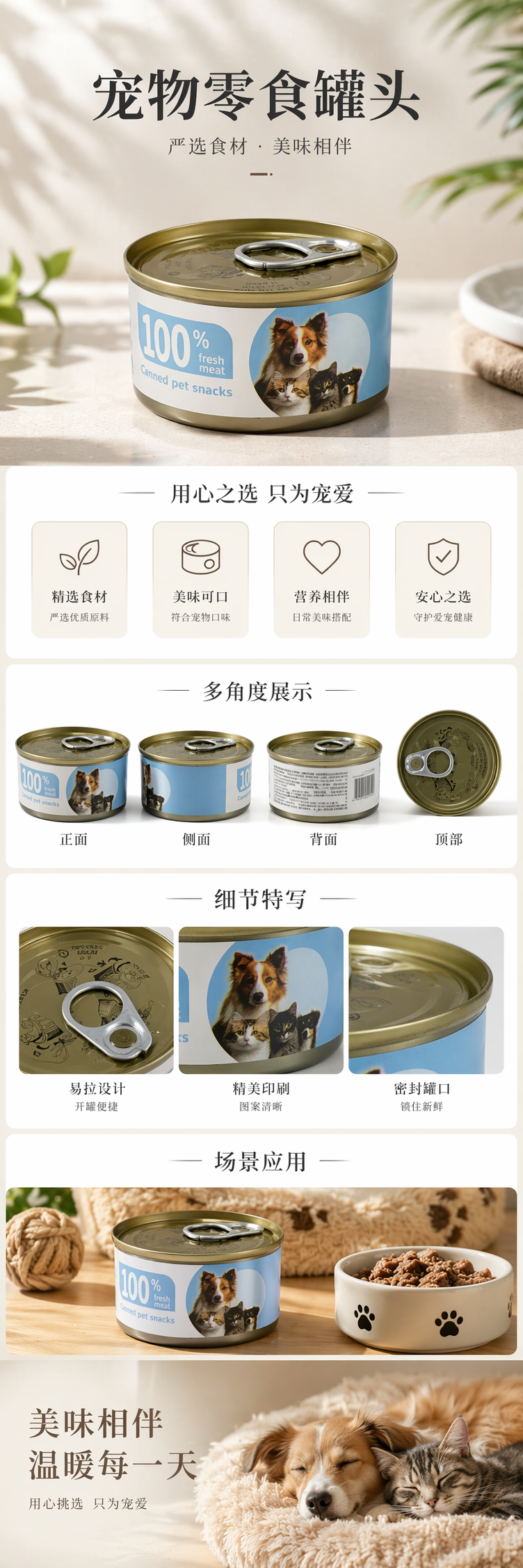 绿色罐头盖 罐头专用密封盖 食品级不锈钢防漏保鲜 pic 1
