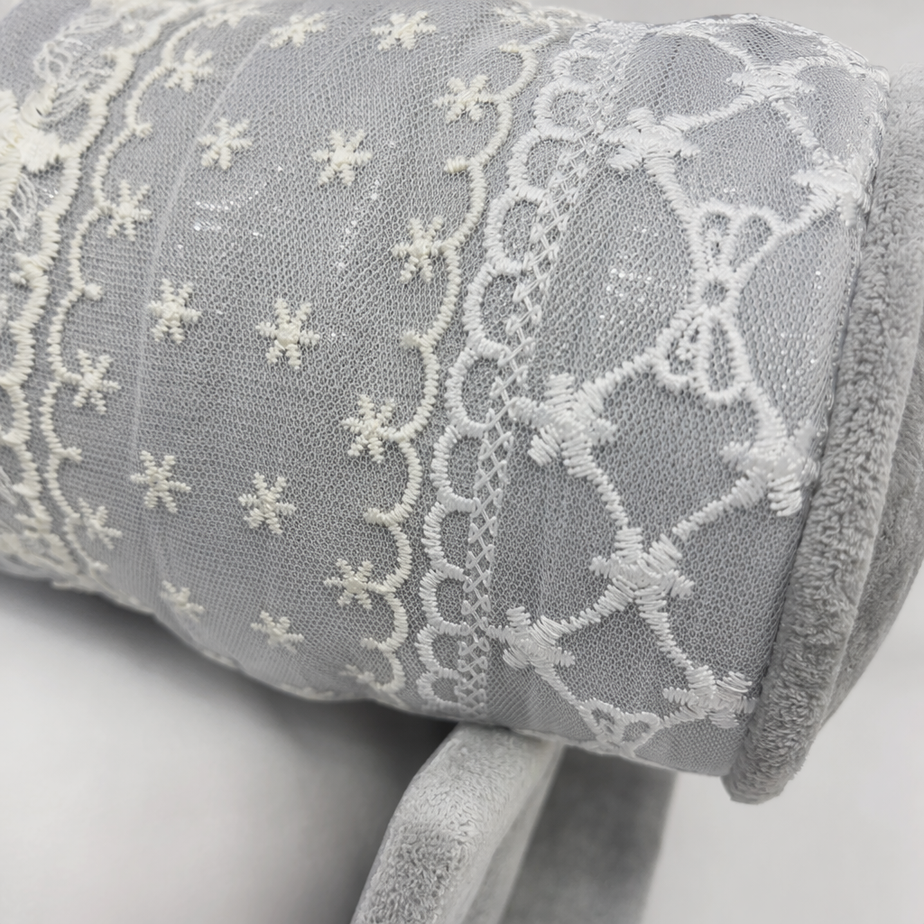 White lace lace rolled fabric for home decoration, DIY hand-cut fabric Application Scenario