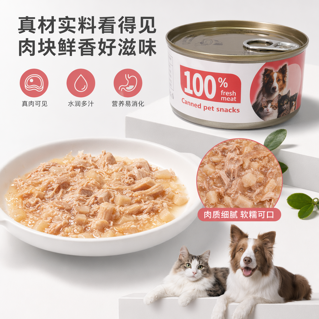 银色拉环罐头装食品密封易开罐装零食
