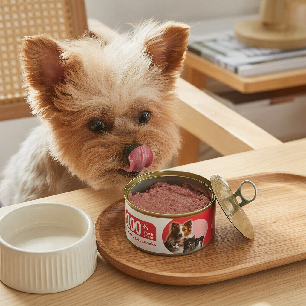 Silver pull ring canned food, sealed and easy-to-open canned snacks details Picture