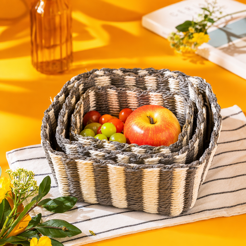 وتُصنع في اليوم من سلال محصنة من الغبار، سلال الاغتسال وحبال ورقية محمولة باليد Specification image