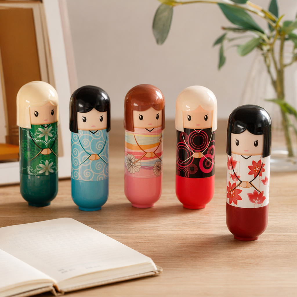 Colorful doll creative Handmade DIY set of children's educational toys, safe and non-toxic details Picture
