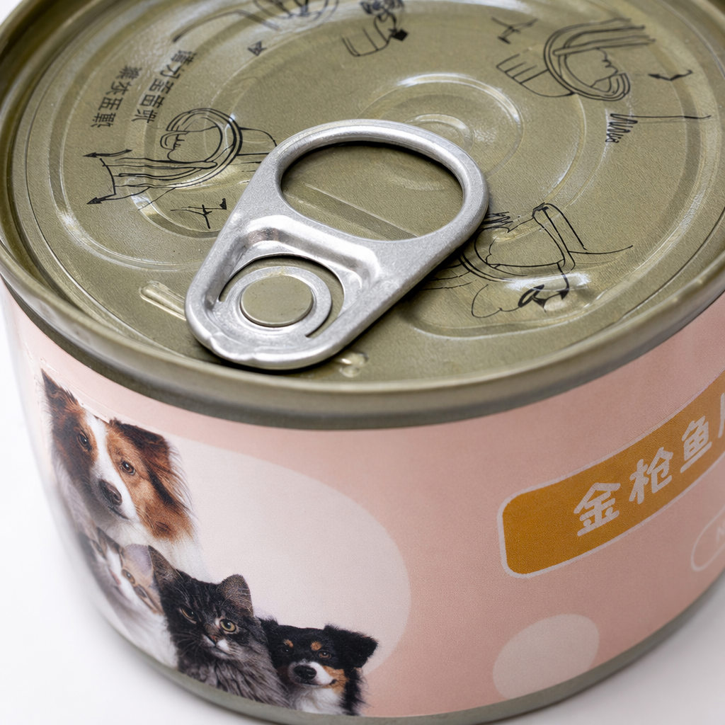 Pink canned food, fruit and vegetable flavor portable set for family sharing Application Scenario