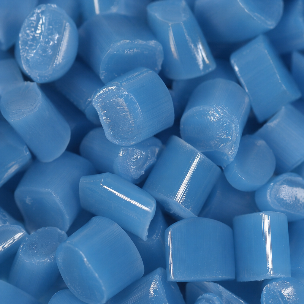 Blue plastic granules, industrial-grade PP polypropylene granules, 25kg bags Application Scenario