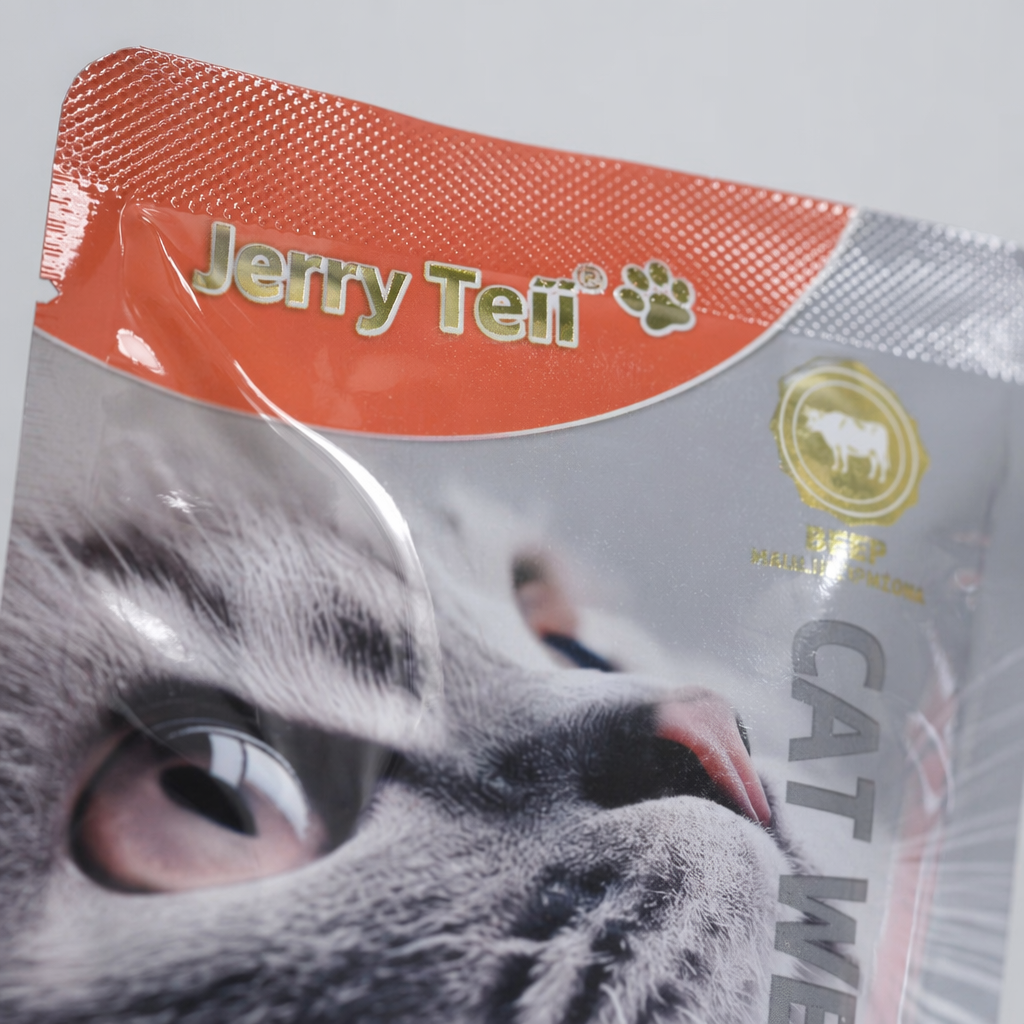 橙灰相间包装猫罐头食品 高蛋白湿粮主食级猫咪营养餐 Application Scenario