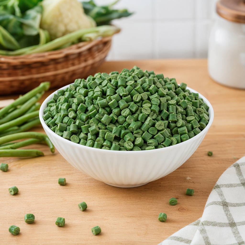 Green granular natural plant essence dental powder details Picture