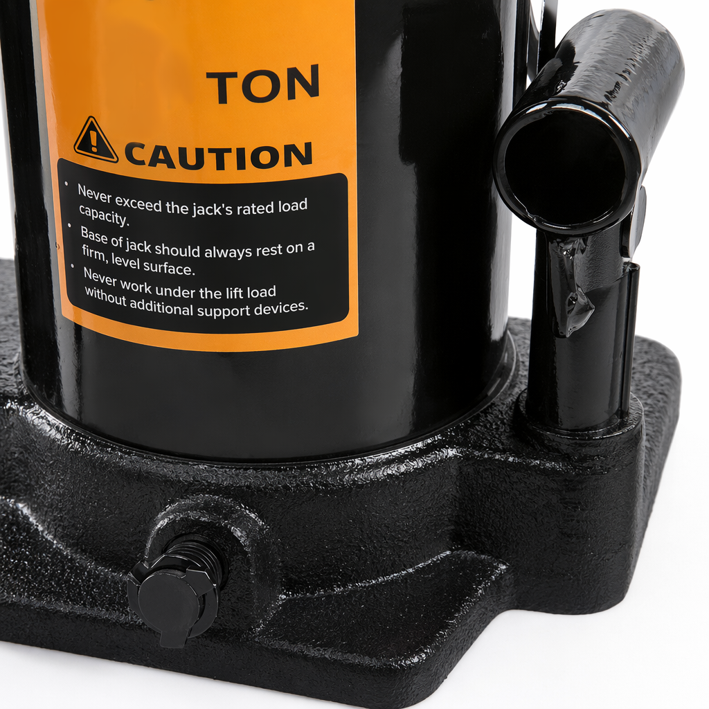 Black hydraulic jack, 3-ton manual horizontal car maintenance lifting tool Application Scenario