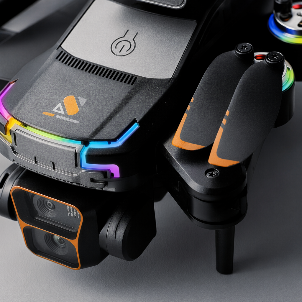 Black drone aerial photography, high-definition, stable, portable, foldable, intelligent remote control Application Scenario