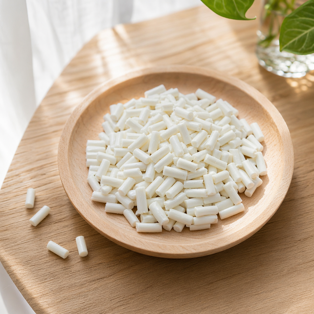 White plastic granules, industrial-grade PP polypropylene raw material, 25kg bags details Picture