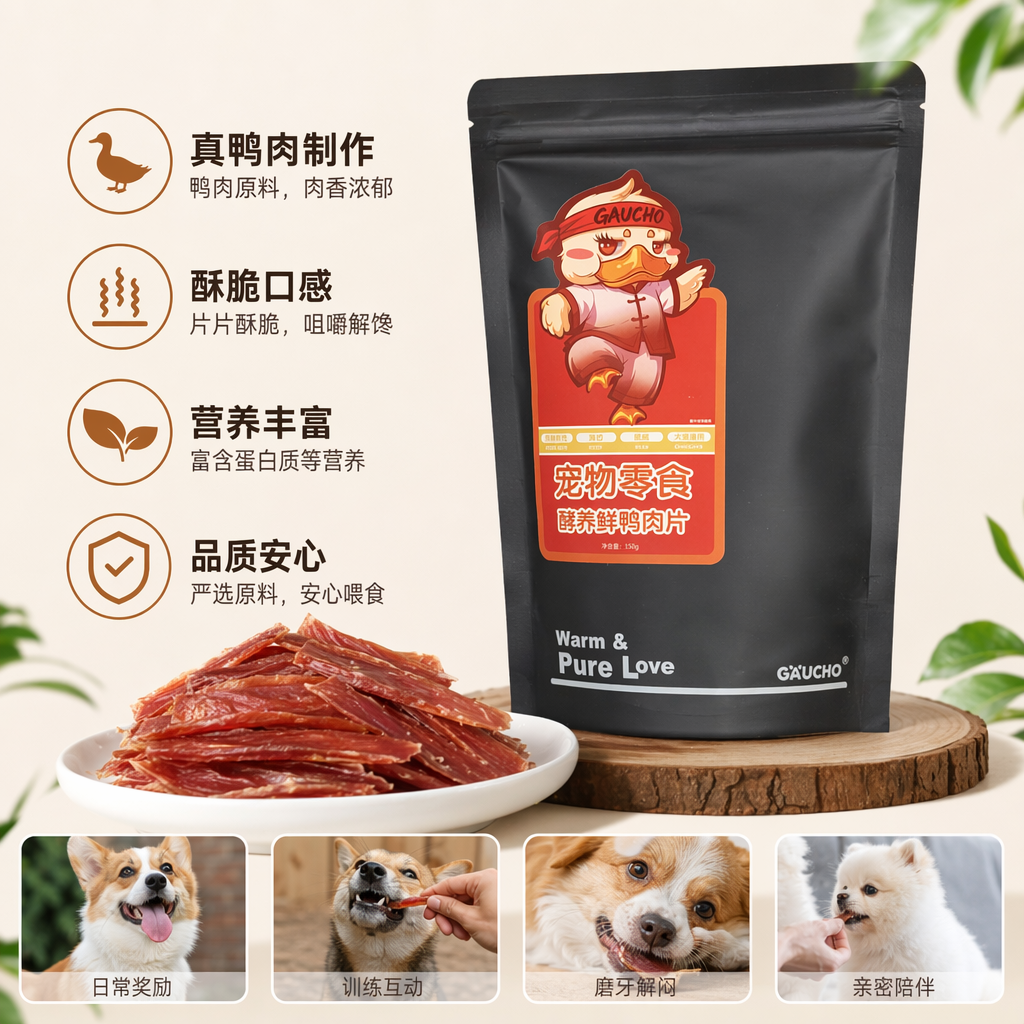 黑色包装袋宠物零食猫狗通用牛肉干鸡肉条独立小包装