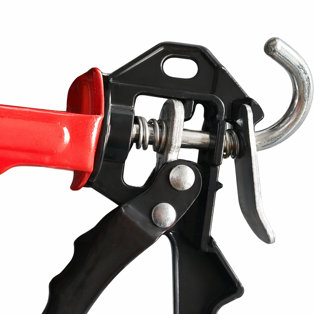Red glue gun, manual hot melt glue gun, portable home and office DIY tool Application Scenario