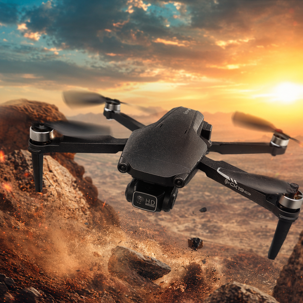Black drone aerial photography device, high-definition and stable remote control aircraft Specification image