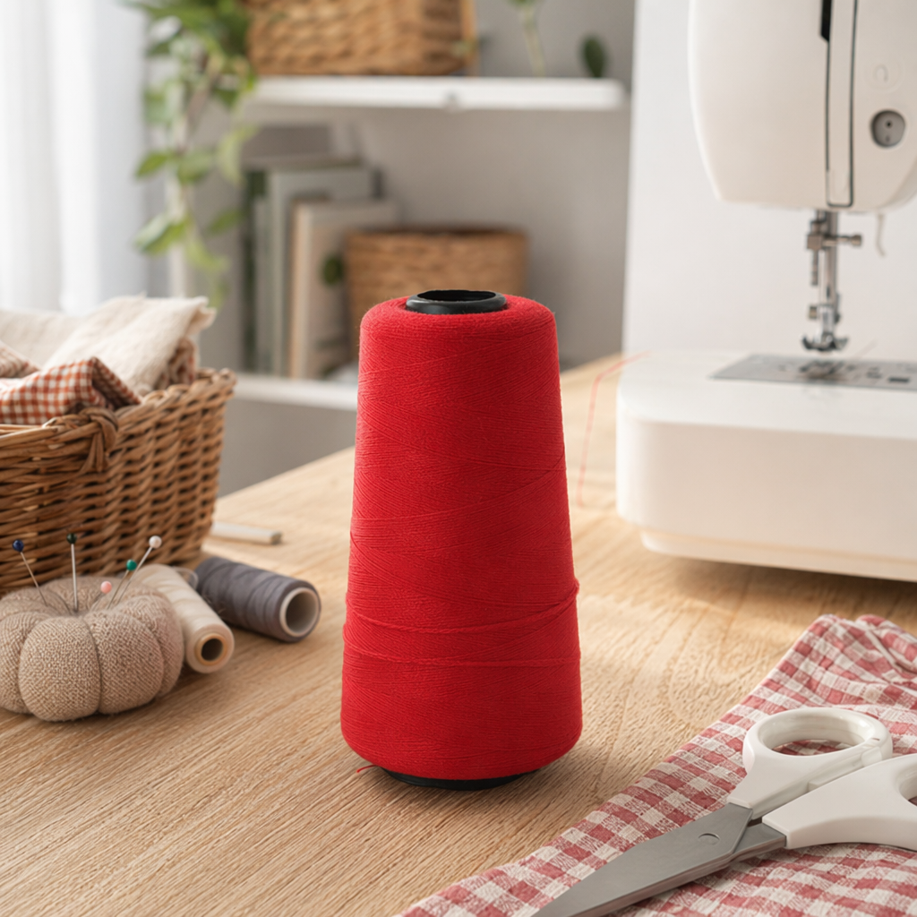 红色线轴 缝纫机专用棉线绕线器家用手工编织绕线工具产品图