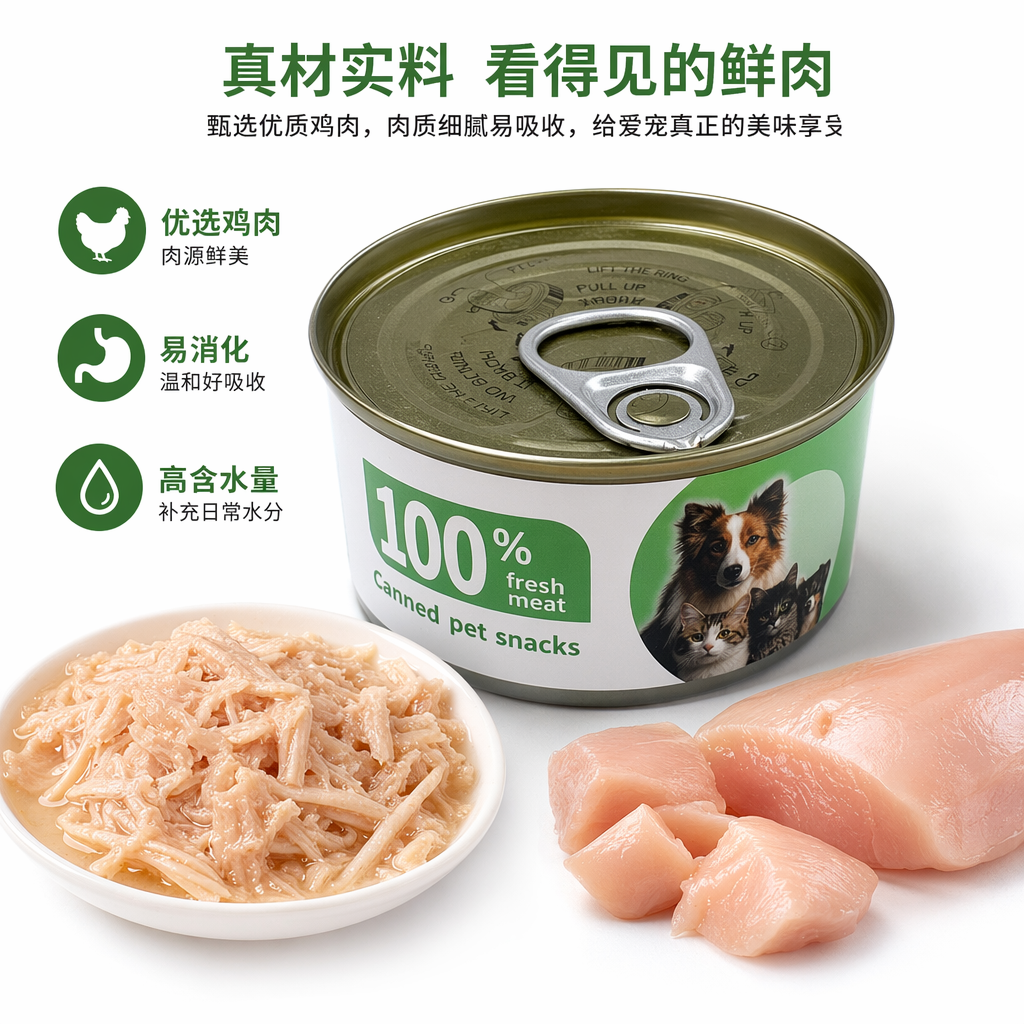 绿色标签罐头食品 天然无添加 便捷即食营养美味