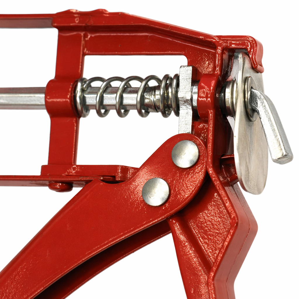 Red manual glue gun, rapid heating, constant temperature portable hot melt glue gun Application Scenario