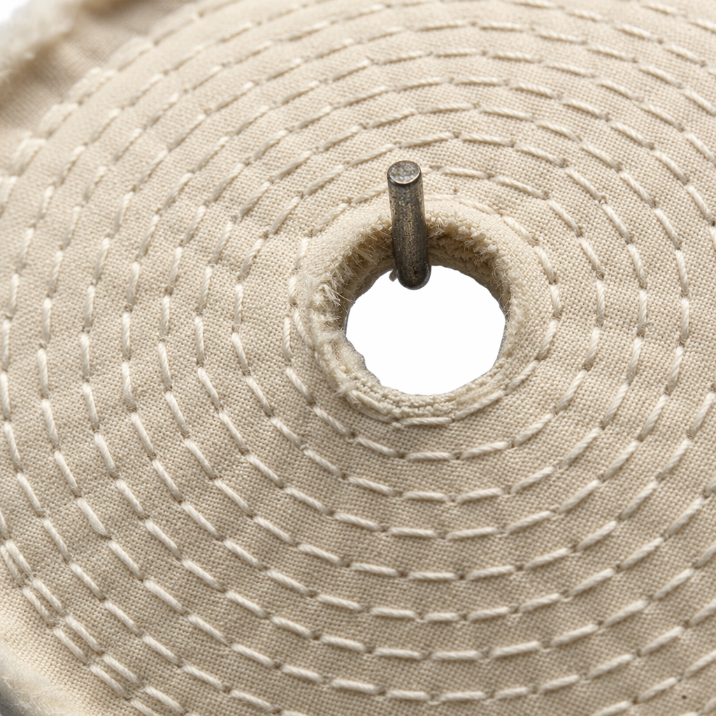 The off-white cotton polishing wheel is manually ground and the polishing cloth wheel is industrial-grade and durable Application Scenario