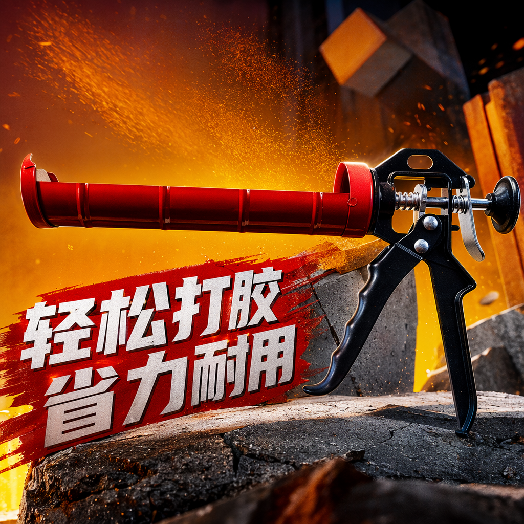 Red glue gun, manual hot melt glue gun, portable glue stick suitable for home and office DIY Specification image